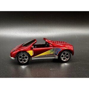 Hot Wheels 1993 Warner Pontiac Salsa Red Convertible Diecast 1:64 Loose GUC‎
